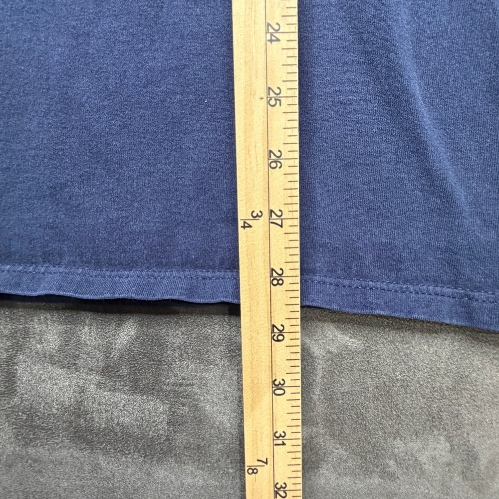 Vtg 90s Rawlings Mock Neck Shirt Mens XL Navy Blue Long Sleeve Baseball 23 USA - Picture 7 of 9